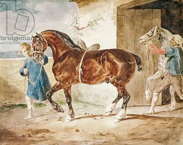 Géricault, Théodore: Den Stall verlassen