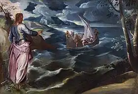 Tintoretto, Jacopo Robusti: Christ at the Sea of Galilee, c.1575-80