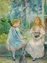 Morisot, Berthe: Girls in the window