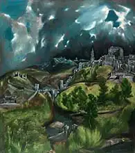 El Greco: View of Toledo, c.1597-99