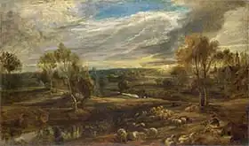 Rubens, Peter Paul: A Landscape with a Shepherd and his Flock
