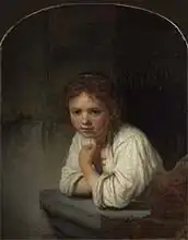 Rembrandt, van Rijn: Girl at a Window