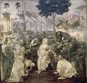 Vinci, Leonardo: The Adoration of the Magi, 1481-2