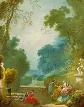 Fragonard, Jean-Honoré: A Game of Hot Cockles, c.1775-80