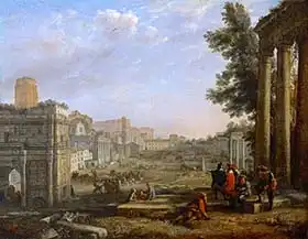 Lorrain, Claude: View of the Campo Vaccino, Rome