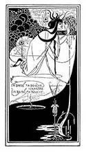Beardsley, Aubrey: I kissed your mouth, John, illustration from Salome