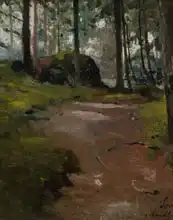 Lundahl, Amelie: Forest path in purola