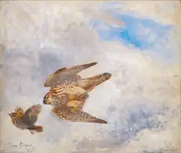 Liljefors, Bruno: Predators in flight