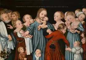 Cranach, Lucas: Christ Blessing the Children