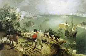 Brueghel, Pieter, the elder: The fall of Icarus