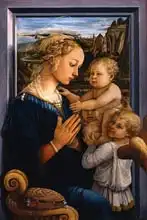 Lippi, Fra Filippo: Madonna with child and two angels