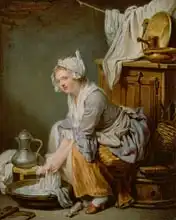 Greuze, Jean-Baptiste: The Laundress 