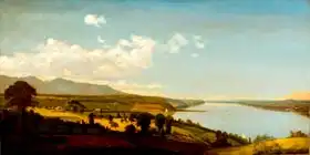 McEntee, Jervis: View on the Hudson Near the Rondout