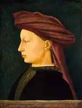 Masaccio, Tommaso: Profile Portrait of a Young Man