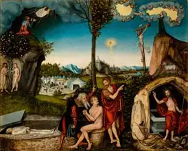 Cranach, Lucas: Law and grace