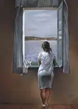 Dali, Salvador: The figure in the window