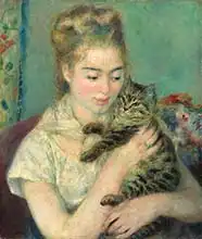 Renoir, Auguste: Girl with cat