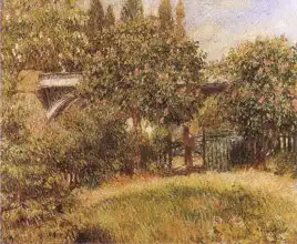 Renoir, Auguste: Railway bridge near Chatou