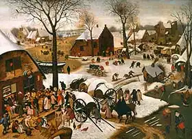 Brueghel, Pieter, the younger: The census in Bethlehem