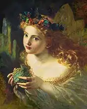Anderson, Sophie: Take the Fair Face of Woman, and Gently Suspending, With Butterflies, Flowers, and Jewels Attending, Thus Your Fairy is Made of Most Beautiful Things