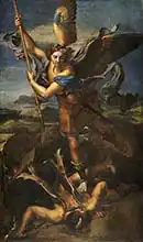 Raphael: St. Michael Overwhelming the Demon