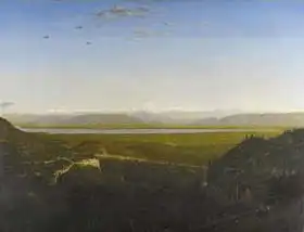 Rousseau, Theodore: View of Mont Blanc, seen from La Faucille