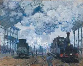 Monet, Claude: Saint Lazare Station Exterior