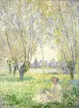 Monet, Claude: Woman seated under the Willows