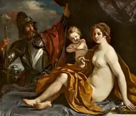 Guercino: Mars, Venus and Cupid