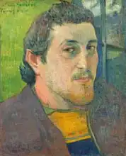 Gauguin, Paul: Self Portrait dedicated to Carriere, 1888-1889