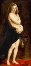 Rubens, Peter Paul: Helena Fourment in a Fur Wrap, 1636-38