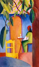 Macke, August: Turkish cafe