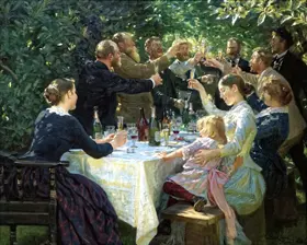 Krøyer, Peder Severin: Hip Hip Hurrah! Artists