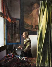 Vermeer, Jan: Girl reading a letter, 2021 restoration