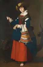 Zurbarán, Francisco de: Saint Margaret of Antioch, 1630-34