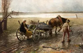 Schikaneder, Jakub: The sad journey (Mournful return)