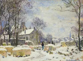 Monet, Claude: Winter effects in Argenteuil
