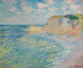 Monet, Claude: Cliffs by Amont