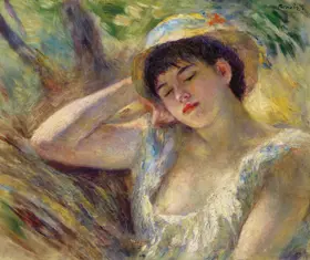 Renoir, Auguste: Sleeping girl