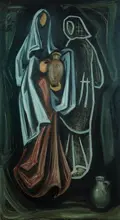 Capek, Josef: Two women with jugs