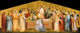 Bondone, di Giotto: The Entombment of Mary