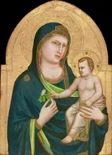 Bondone, di Giotto: Madonna and child