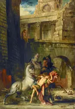 Moreau, Gustave: Diomedes Being Eaten by his Horses