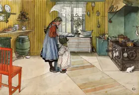 Larsson, Carl: The Kitchen, from 