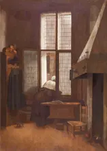 Vrel, Jacobus: Woman at a Window