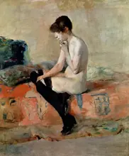 Toulouse-Lautrec, H.: Nude on the sofa
