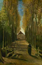 Gogh, Vincent van: Avenue of poplars in autumn