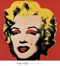 Warhol, Andy: Marilyn Monroe - On Red (1967)