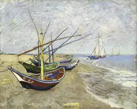 Gogh, Vincent van: Fishing boats in Saintes-Maries-de-la-Mer