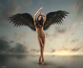 DDiArte: Sissy Black Wings